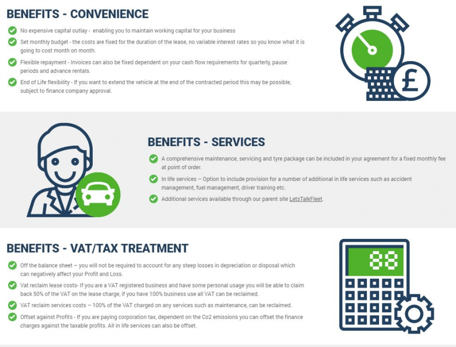 Business Contract Hire Features And Benefits